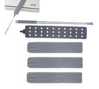 Plumero plano para la limpieza bajo electrodomésticos - Mopa plana reutilizable, fregona para tableta, para baño, exterior, techo, zócalos, azulejos, paredes, pisos, parquet