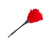 Plumero Plumero de Plumas Pavo, antiestático, for Limpiar el salpicadero del Coche, Microfibra, Cepillo for Pelo, for Aire Acondicionado hogar, Limpiador Muebles para Autos también(Red)