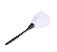 Plumero Plumero de Plumas Pavo, antiestático, for Limpiar el salpicadero del Coche, Microfibra, Cepillo for Pelo, for Aire Acondicionado hogar, Limpiador Muebles para Autos también(White)