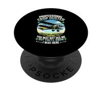 Plumero Profesional para Pedos, Tal Vez no me veas PopSockets PopGrip Adhesivo
