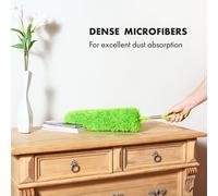 Plumero Telescópico Swish 140 cm Microfibra Acero Inoxidable Cabeza 360° Reutilizable Gütewerk by blumfeldt