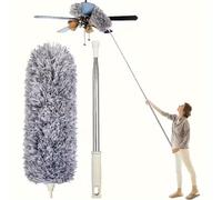 Plumeros Retráctiles, Cepillo para Polvo, Cepillo Flexible para Polvo, Plumero Reutilizable y Lavable para Ventiladores de Techo, Muebles, Automóviles, Artículos de Limpieza y Herramientas de Limpieza