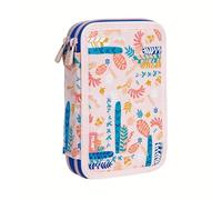 Plumier 2 pisos con contenido Story Time, rosa MILAN, 081264STM