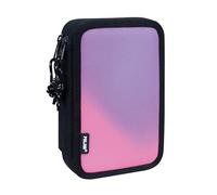 Plumier 2 pisos con contenido Sunset, negro y rosa MILAN®