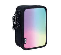 Plumier 3 pisos con contenido Sunset, negro MILAN®