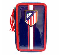 CyP Brands Plumier Atlético de Madrid – Estuche 3 pisos, Producto oficial, Unisex niños – Azul