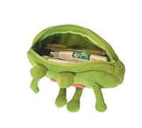 Plumier de lápices de escritorio de felpa para estudiantes, escuela, oficina, papelería, organizador, organizador de escritorio, estuche