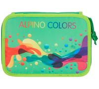 Plumier escolar alpino color pequeño doble cremallera