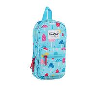 Plumier Mochila con 4 Portatodo Llenos Reciclable Blackfit8 Mushrooms, 120x50x230mm