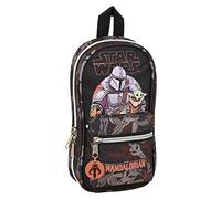Plumier mochila con 4 portatodos vacio de Star Wars The Mandalorian 'the guild'