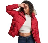 Plumífero corto con capucha para mujer Superdry M