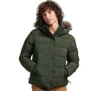 Plumífero corto con capucha para mujer Superdry M