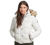 Plumífero corto con capucha para mujer Superdry S