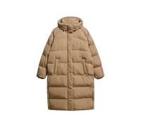 Plumífero largo con capucha de mujer Superdry S