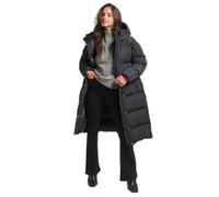 Plumífero largo con capucha para mujer Superdry XL