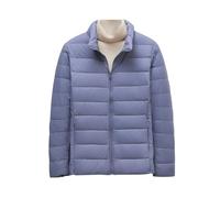 Plumifero Ligero Mujer Chaqueta Plumas Mujer Plumifero Ultraligero Sin Capucha Puffer Case Abrigo Plumon Abrigos Acolchados Quilted Jacket Women Short Puffer Jacket Plumas Ligero Azul Bruma XL