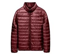 Plumífero para Mujer 100 Gramos Acolchado Ligero Cálido Chaqueta Invierno Resistente al Viento Trapuntada Sin Capucha Manga Larga Tallas Grandes Elegante Abrigo Casual Media Temporada Chaqueta Cómoda