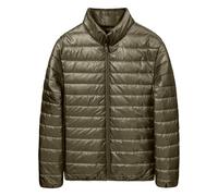 Plumífero para Mujer de 100 Gramos Acolchado Ligero y Cálido Chaqueta Invierno Antiviento Trapuntada Sin Capucha Manga Larga Tallas Grandes Elegante Abrigo Casual de Media Temporada Chaqueta Cómoda