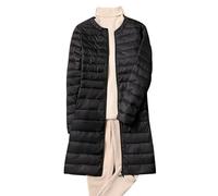 Plumifero Ultraligero Mujer Largo Abrigo Plumas Mujer Chaqueta Plumon Plumas Ligeros Largo Mujer Plumiferos Plumífero Ultraligero Mujer Plumifero Ligero Mujer Puffer Down Jacket Women Mujer Negro L