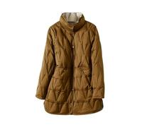 Plumifero Ultraligero Mujer Largo Chaqueta Plumas Ligeros Mujer Plumífero Ligero Chaqueta Acolchada Plumon Mujer Plumiferos Ultraligero Puffer Jacket Mujer Abrigo Acolchado Plumas Pluma Mujer Dorado L
