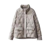 Plumífero Ultraligero Mujer Plumifero Ultraligero Mujer Chaqueta Plumas Ligeros Plumífero Ligero Mujer Chaqueta Acolchada Ligera Plumon Mujer Plumiferos Ultraligero Abrigo Plumas Pluma Mujer Gris L