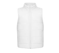 Plumiferos Hombre Sin Mangas Cremallera, Chaleco Trabajo Hombre Sin Capucha Color Liso con Bolsillo Cuello Alto, Chalecos Deportiva Calle - Chalecos Softshell Vintage Blanco 5XL