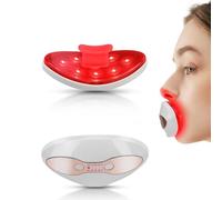 Plumper de labios eléctrico recargable por USB, diseño de succión, 4 niveles de temperatura ajustables (35.0-50.0 °C), suaviza las arrugas de los labios y reduce las ojeras, regalo para mujer