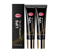 Plumpify Hydrating Lip Serum, aceite de labios nutritivo diario que hidrata y rellena los labios, reduce las líneas finas y proporciona una hidratación no pegajosa (2 unidades)