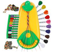 Plunack Kit para Hacer Pulseras Niñas, Kit de Manualidades para Niños Bricolaje 6-12 Años, Set Fabricación de Pulsera de Amistad, Regalos Navidad Cumpleaños Juguetes Niña 6 7 8 9 10 11 12 Años