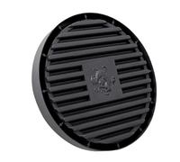 Plunger Tray, Round Plunger Drying Mat, 7.87 x 8.66 inches Diver Stand Holder, Reusable Black Bathroom Plumber Coaster, Speculator Storage Tray for Home and Workplace