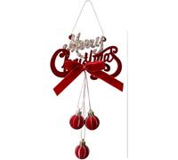 Plus - Adornos navideños de terciopelo para decoración del hogar de temporada para exhibir decoraciones de árbol de Navidad flocadas en color burdeos rico (B)