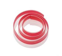 Plus - Burlete para protección contra corrientes de aire, ruido, polvo, flexible, bajo hidrofóbico, tira inferior hidrofóbica, 100 x 4 cm, PVC, agua, para puerta, tapón autosellante (pequeño)