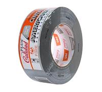 Plus Calidad Cinta Americana Extrafuerte 48mm x 50m x 0.2mm Color Gris para Embalaje, Cajas de Cartón de Mudanzas, Reparación. Precinto para Sellados Seguros, Fuertes y Resistentes (01 Rollo Gris)