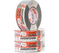 Plus Calidad Cinta Americana Extrafuerte48mm x 50m x 0.2mm Color Blanco para Embalaje, Cajas de Cartón de Mudanzas, Reparación. Precinto para Sellados Seguros, Fuertes y Resistentes (03 Rollos Blanco)