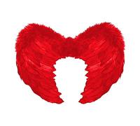 PLUS HOME Alas de Ángel Disfraz,Plumas Ángel Alas,Alas Angel Grande,Alas Angel.(ROJO) (60 * 45CM)