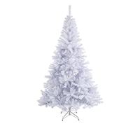 PLUS HOME Árbol de Navidad Blanco con Base Soporte plástico tamaño 180cm-460Puntas/Ramas.