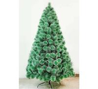 PLUS HOME Árbol de Navidad nevado con Base Soporte metálica tamaño210Cm(285Puntas) Pino con Nieve Blanco