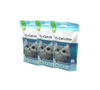 PLUS HOME Arena para Gato Eco-amigable Fragancia Suave químicos Innovación Natural Textura Ultrafina y Control de olores.Vegetal Talco