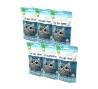PLUS HOME Arena para Gato Eco-amigable Fragancia Suave químicos Innovación Natural Textura Ultrafina y Control de olores.Vegetal Talco