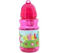 PLUS HOME Botella Agua con nombre para niños, 100% a prueba de fugas, sin BPA, 350 ml, para guardería, colegio, viajes y deporte Regalo de Niños 5-10 años para Colegio Cumpleaños(350ML) Candela