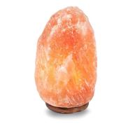 PLUS HOME Lámpara de Sal 2-3kg del Himalaya Natural + 1 Bombilla de Led Con Enchufe Europeo