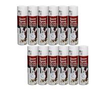 PLUS HOME Spray Nieve,Ideal para Decorar Cristales ÁRBOL DE Navidad Y Otros Objetos.Pack de 12 Botellas