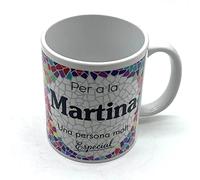 PLUS HOME Tassa personalitzada amb nom. Regals personalitzats amb nom i text. Tasses amb frases originals.MARTINA