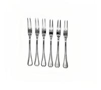 PLUS HOME TENEDORES APERTIVO 6 UNIDAD 15X1.35 Cubertería de acero inoxidablepara cocina,decoracion mesa Excelente acabado (TENEDORES APERTIVO 15X1.35CM, Colección Versalles)