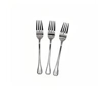 PLUS HOME TENEDORES PESCADO 3 UNIDAD 19X2.65 Cubertería de acero inoxidablepara cocina,decoracion mesa Excelente acabado (TENEDORES PESCADO 19X2.65CM, Colección Versalles)