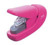 Plus Japan 31148, Grapadora sin grapas capacidad de 5 hojas, rosa