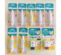 PLUS Japan 59143 - Set de decoración para scrapbooking (9 piezas)
