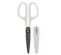 Plus Japan - Juego de 5 tijeras Fitcut Curve Fluorine-Coated antiadherente 175 mm blanco y gris
