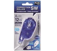 Plus Japan - Lote de 3 patines de corrección lateral recargables SW 12 m x 4,2 mm, color azul