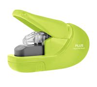 PLUS Japan, Staple-Free Stapler Green, 5 sheet capacity, 1 piece pack (1 x 1 sta